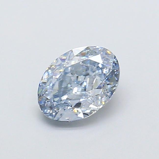 1.00 Ct. Fancy Intense  Blue Oval Lab Grown Diamond