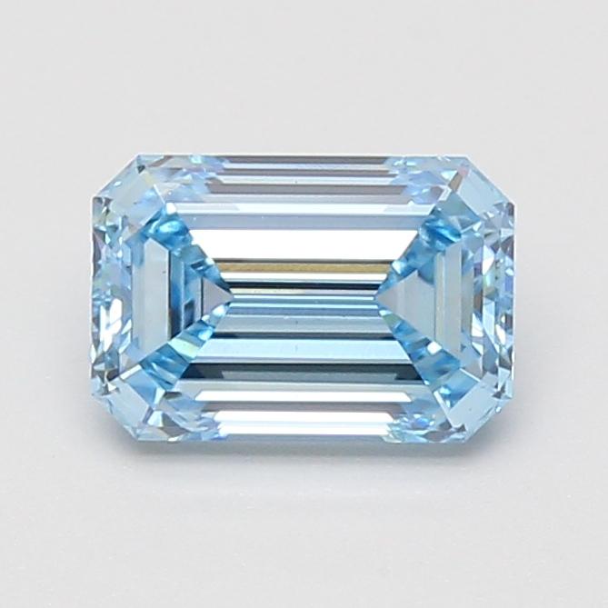 1.50 Ct. Fancy Vivid Blue Emerald Lab Grown Diamond