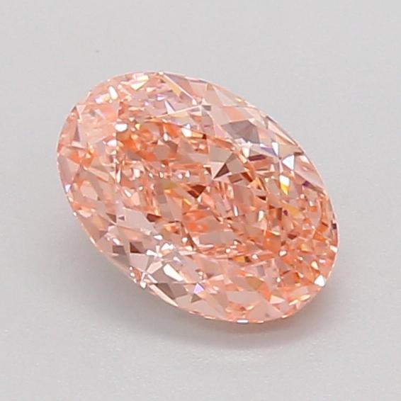 1.03 Ct. Fancy Vivid Pink Oval Lab Grown Diamond