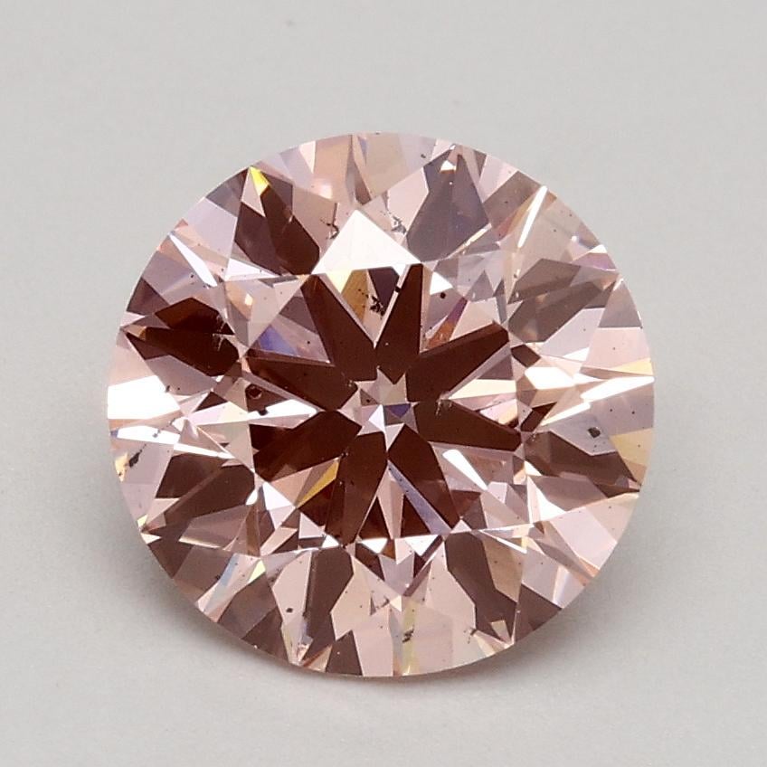 1.41 Ct. Fancy Light Pink Round Lab Grown Diamond