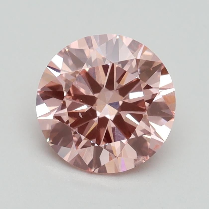 1.50 Ct. Fancy Intense Pink Round Lab Grown Diamond