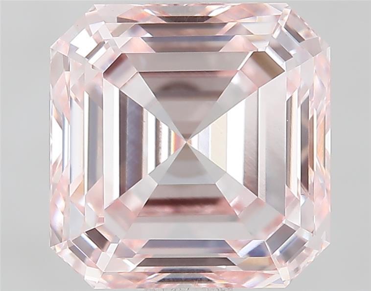 2.10 Ct. Fancy  Pink Asscher Lab Grown Diamond