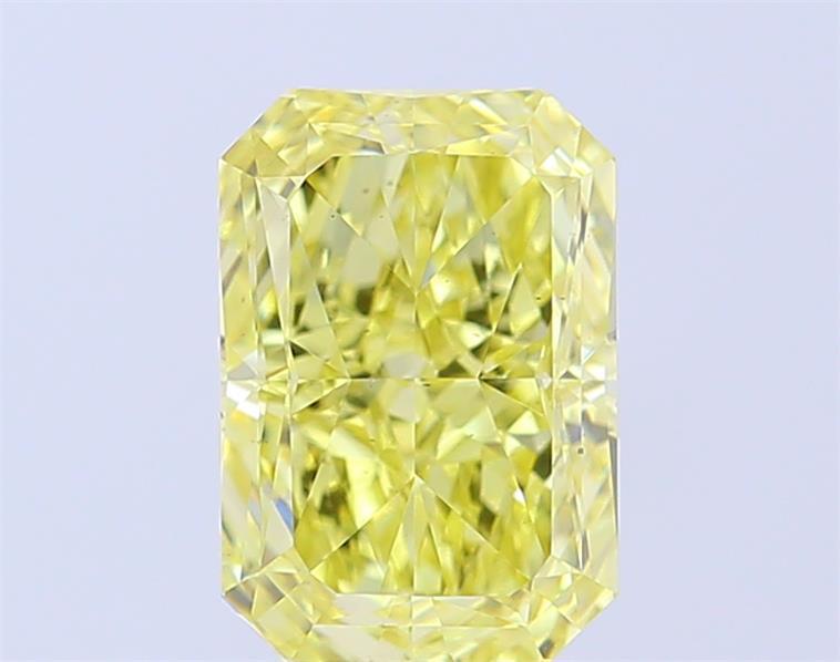 2.60 Ct. Fancy Intense Yellow Radiant Lab Grown Diamond