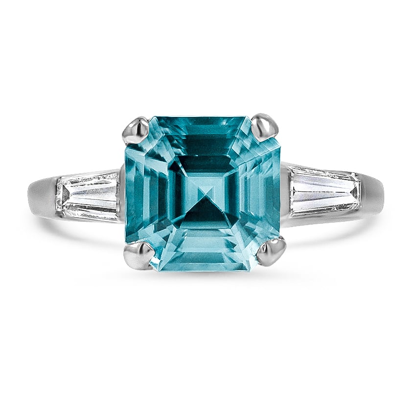Retro Zircon Cocktail Ring