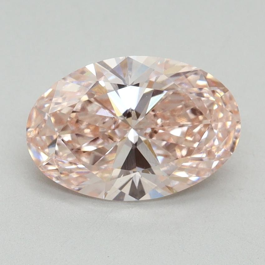 2.07 Ct. Fancy Intense Pink Oval Lab Grown Diamond