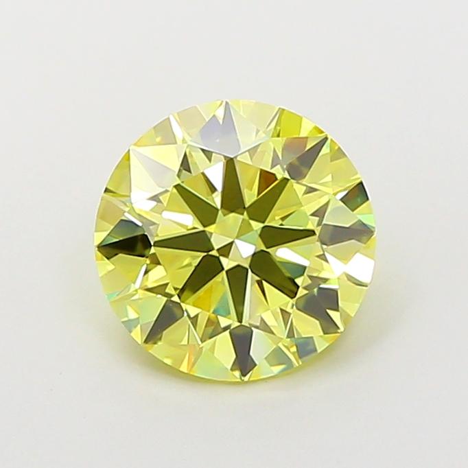 1.95 Ct. Fancy Yellow Round Lab Grown Diamond