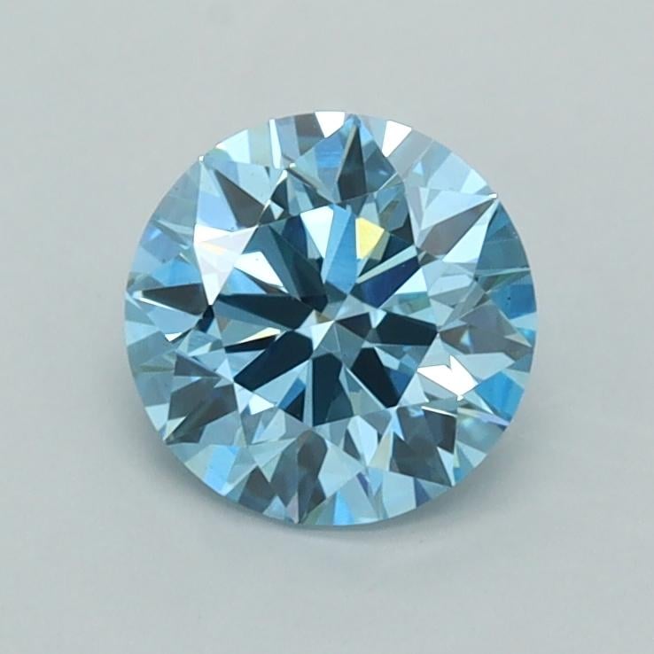 1.00 Ct. Fancy Vivid  Blue Round Lab Grown Diamond