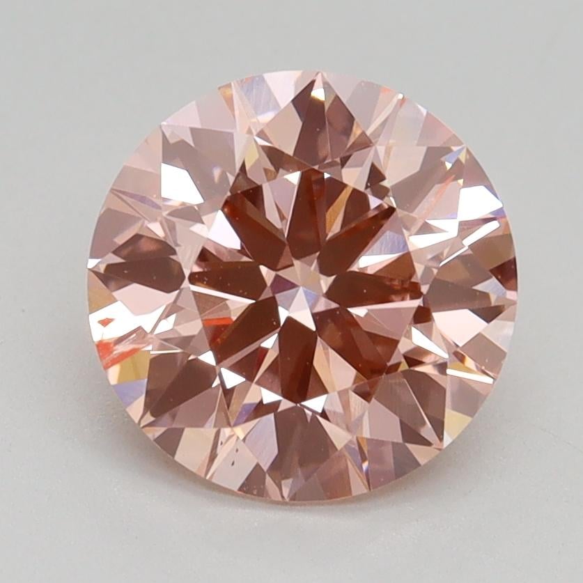 2.00 Ct. Fancy Intense Pink Round Lab Grown Diamond