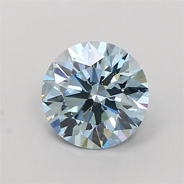 1.30 Ct. Fancy Vivid Blue Round Lab Grown Diamond