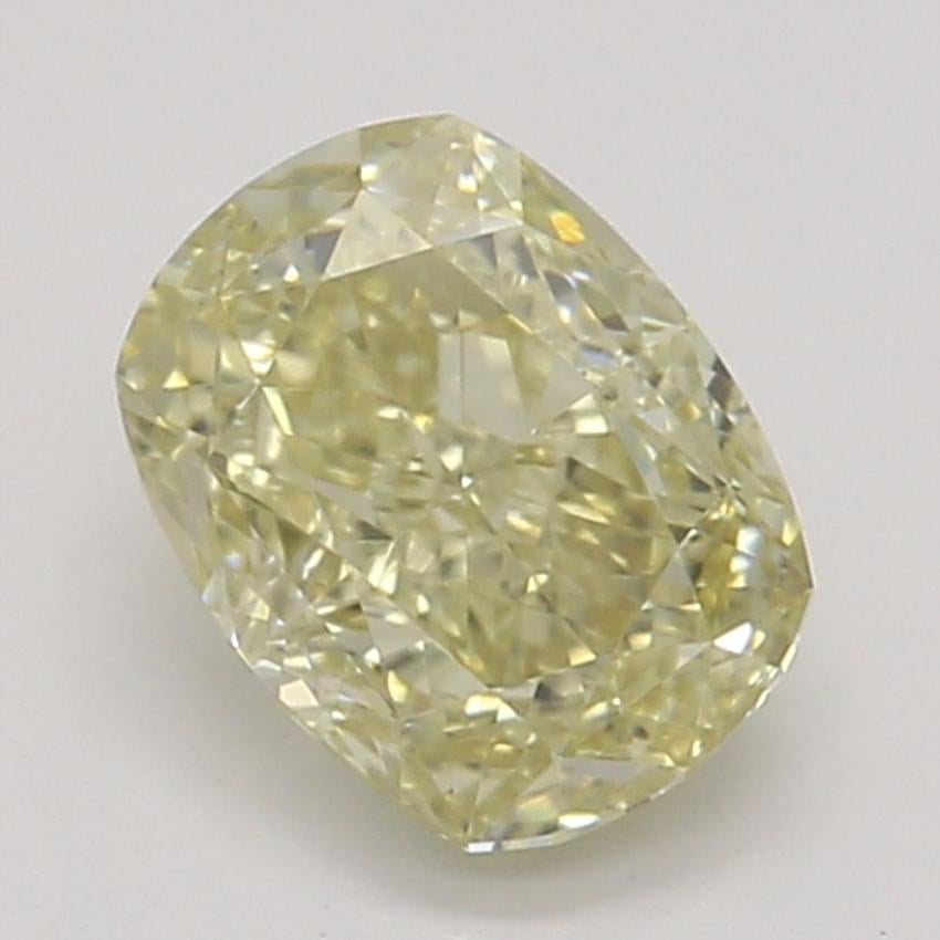 0.54 Ct. Fancy Light Brownish Yellow Cushion Diamond