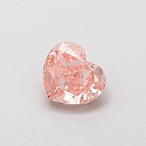 0.52 Ct. Fancy Intense  Pink Heart Lab Grown Diamond