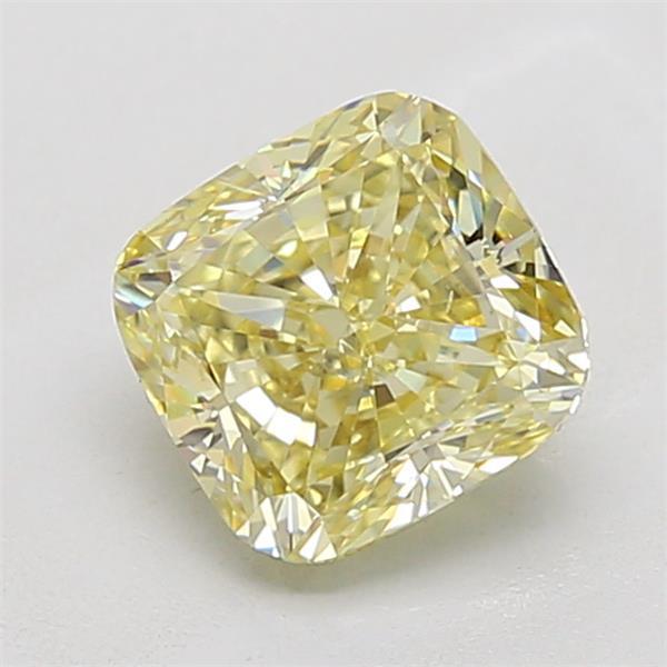 1.52 Ct. Fancy Yellow Cushion Lab Grown Diamond