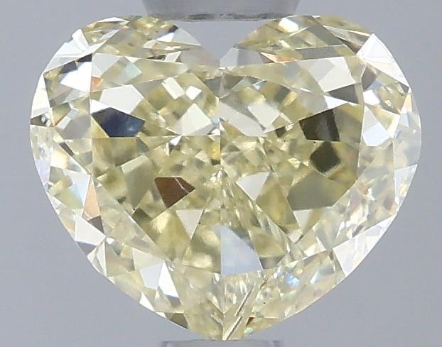 1.04 Ct. Fancy Light Yellow Heart Lab Grown Diamond