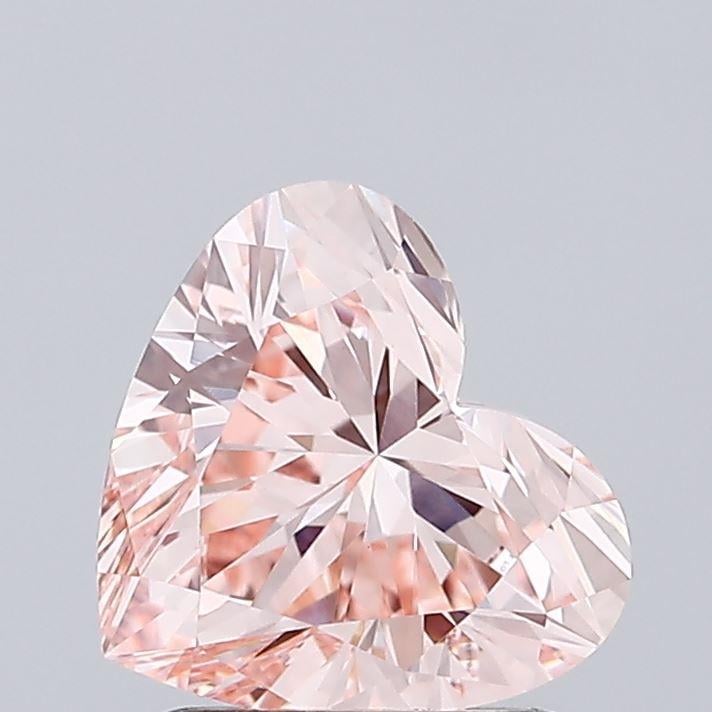 1.34 Ct. Fancy Intense Pink Heart Lab Grown Diamond