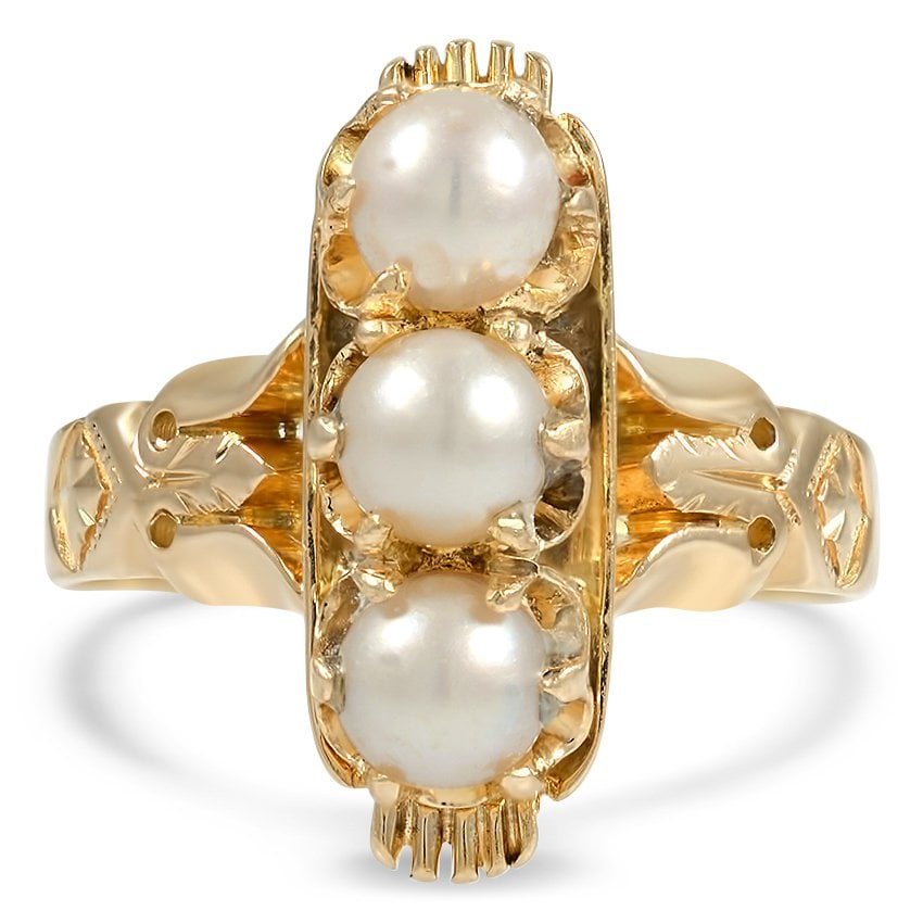Victorian Pearl Vintage Ring