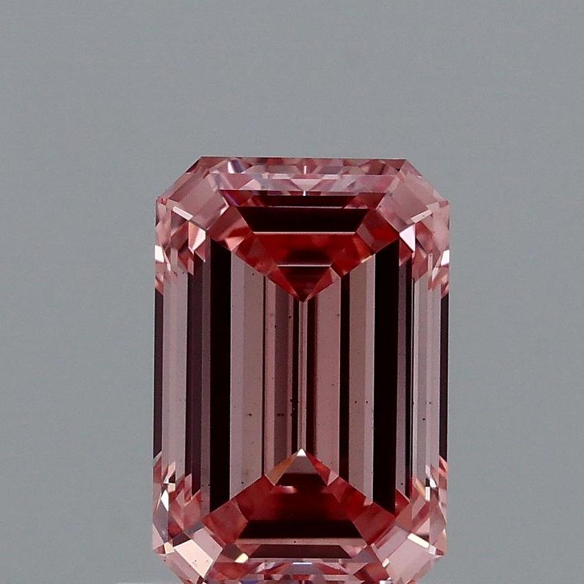 1.09 Ct. Fancy Vivid Pink Emerald Lab Grown Diamond