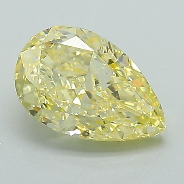 1.07 Ct. Fancy Intense Yellow Pear Lab Grown Diamond
