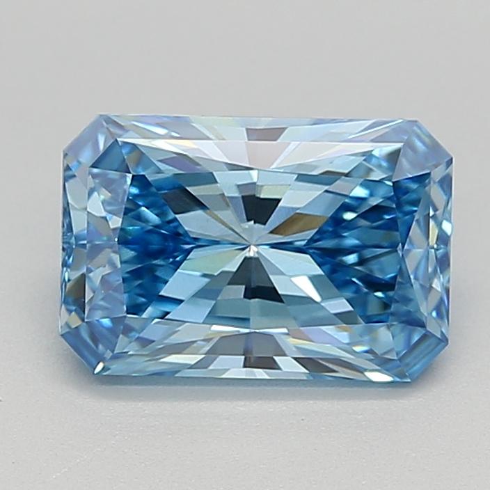 1.39 Ct. Fancy Vivid  Blue Radiant Lab Grown Diamond