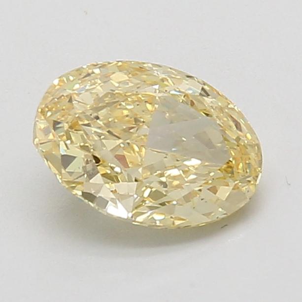 1.35 Ct. Fancy Vivid Yellow Oval Lab Grown Diamond