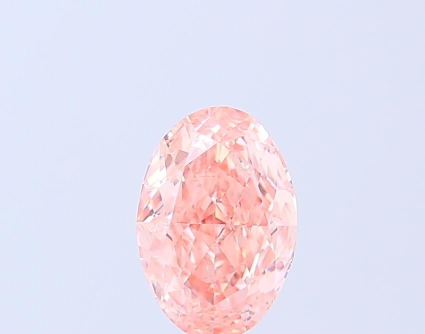 1.55 Ct. Fancy Vivid  Pink Oval Lab Grown Diamond