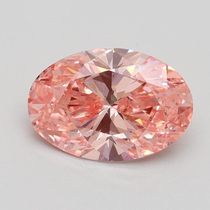 1.50 Ct. Fancy Vivid Pink Oval Lab Grown Diamond