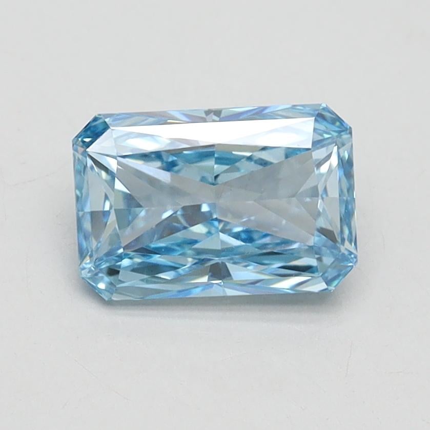 1.06 Ct. Fancy Vivid Blue Radiant Lab Grown Diamond