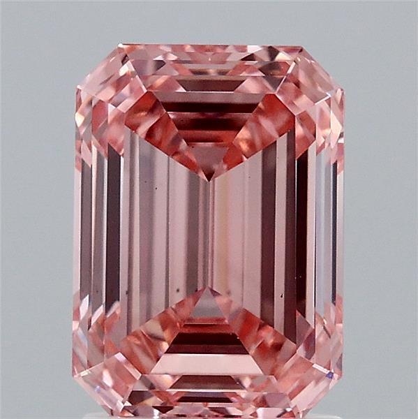 2.06 Ct. Fancy Vivid  Pink Emerald Lab Grown Diamond