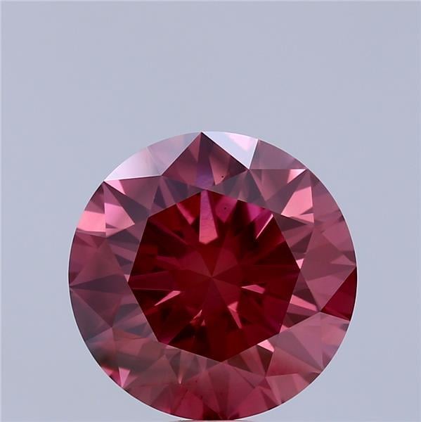 5.60 Ct. Fancy Vivid Pink Round Lab Grown Diamond