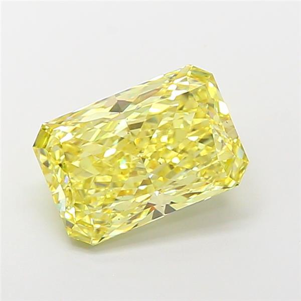 3.55 Ct. Fancy Intense Yellow Radiant Lab Grown Diamond