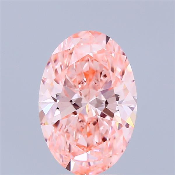 1.82 Ct. Fancy Vivid Pink Oval Lab Grown Diamond