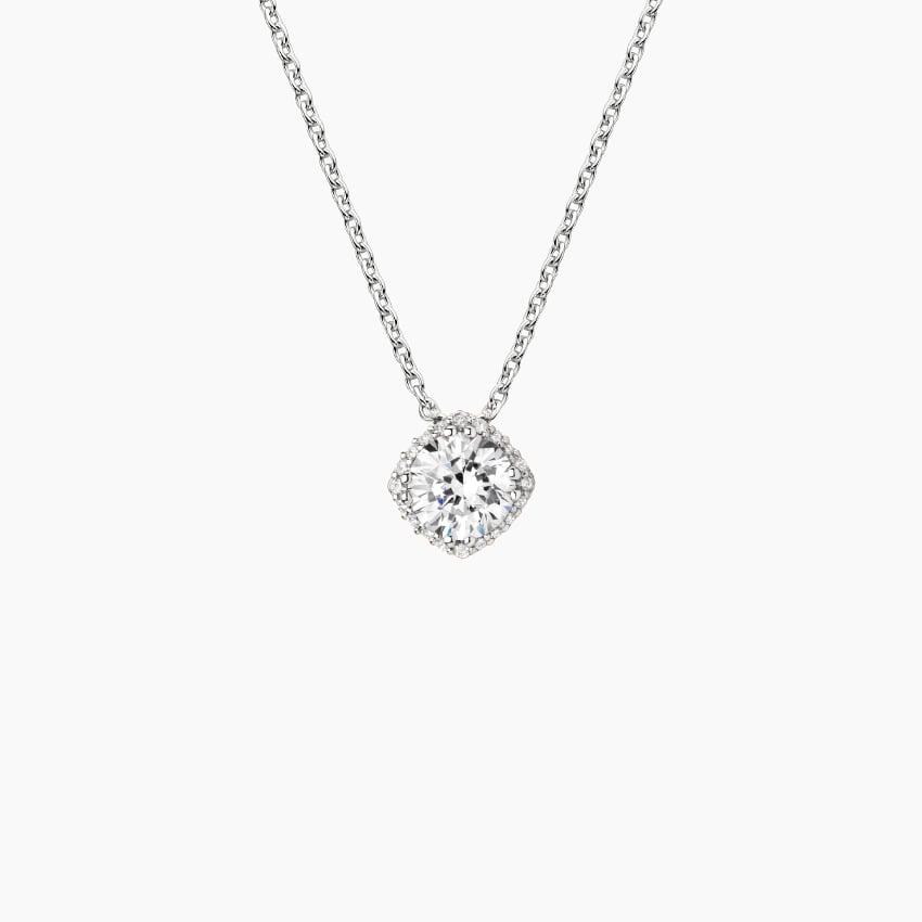 Tacori Dantela Bloom Diamond Pendant in Platinum | Brilliant Earth