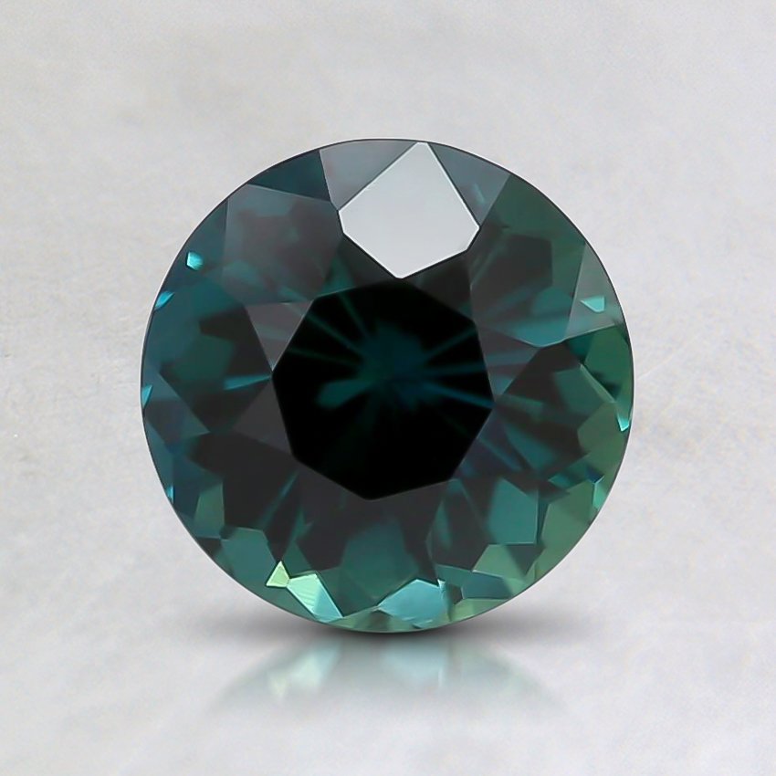 6.5mm Premium Teal Round Sapphire
