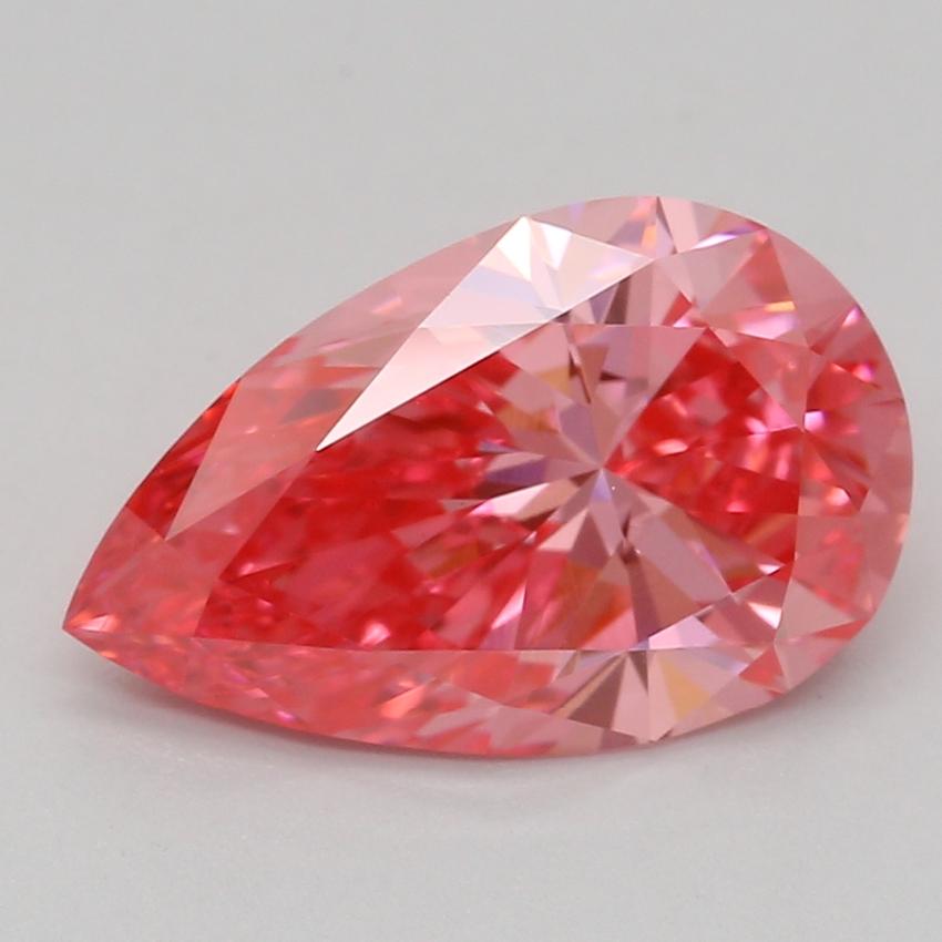 1.53 Ct. Fancy Vivid Pink Pear Lab Grown Diamond
