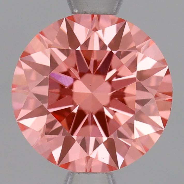 1.02 Ct. Fancy Vivid Pink Round Lab Grown Diamond