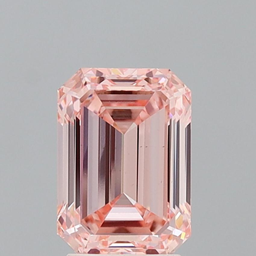 3.00 Ct. Fancy Intense Pink Emerald Lab Grown Diamond