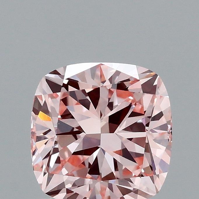 1.45 Ct. Fancy Intense Pink Cushion Lab Grown Diamond