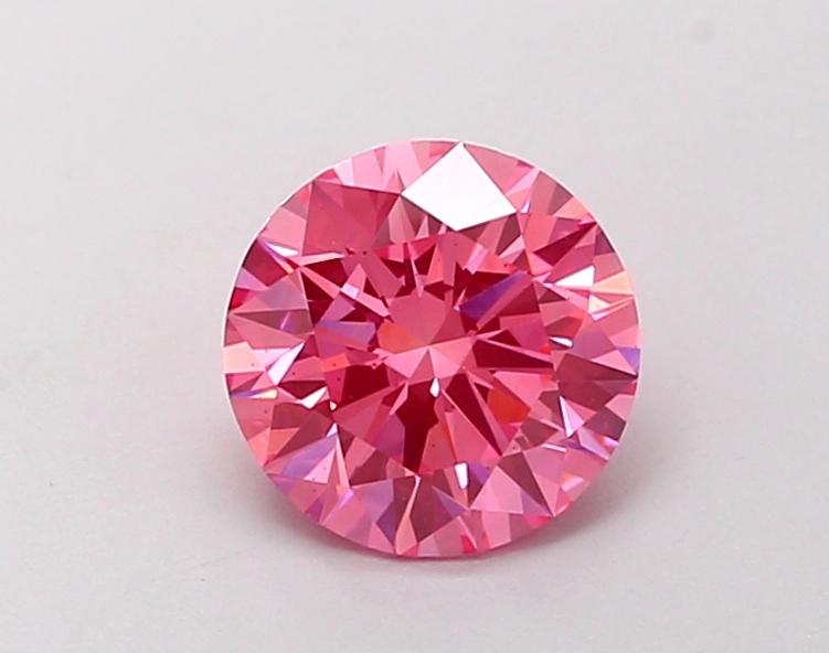 1.1 Ct. Fancy Vivid Pink Round Lab Grown Diamond