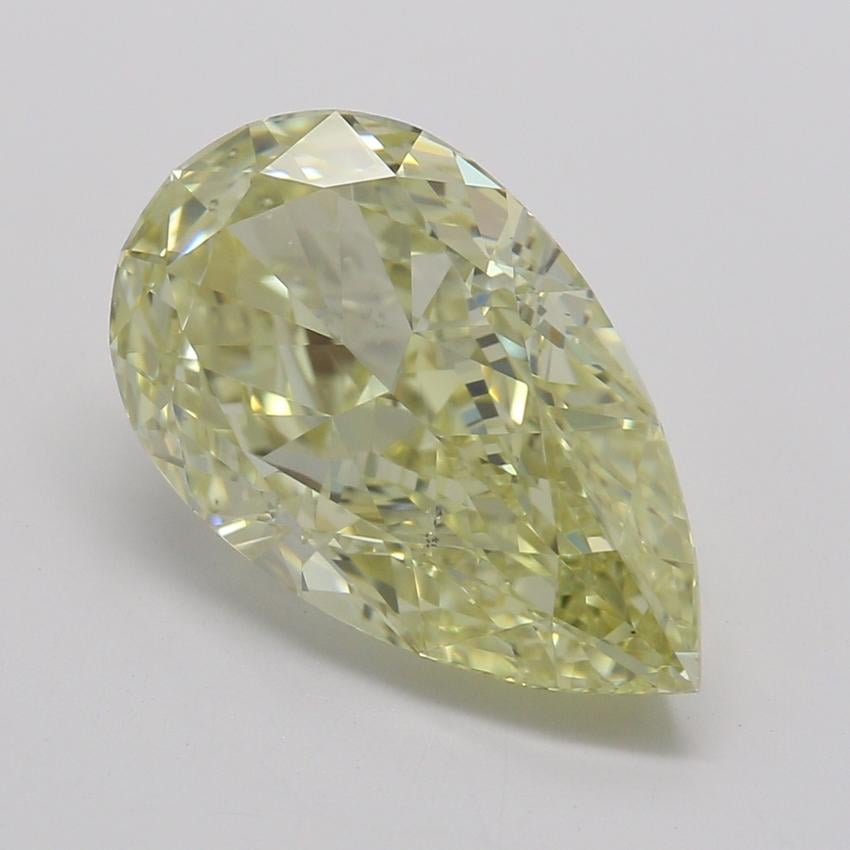 2.51 Ct. Fancy Yellow Pear Diamond