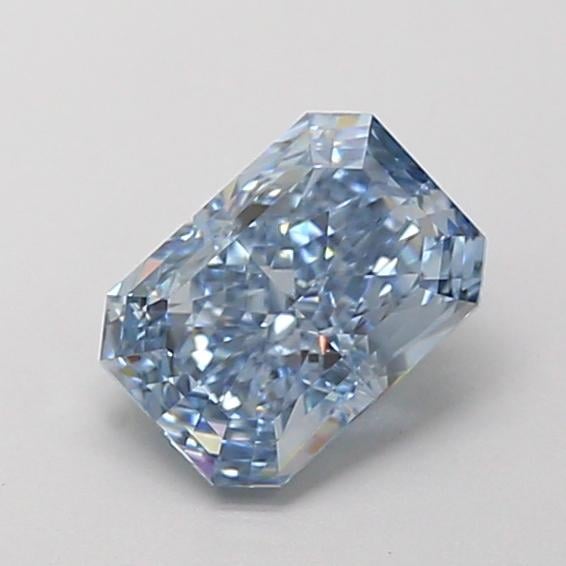 1.31 Ct. Fancy Intense  Blue Radiant Lab Grown Diamond