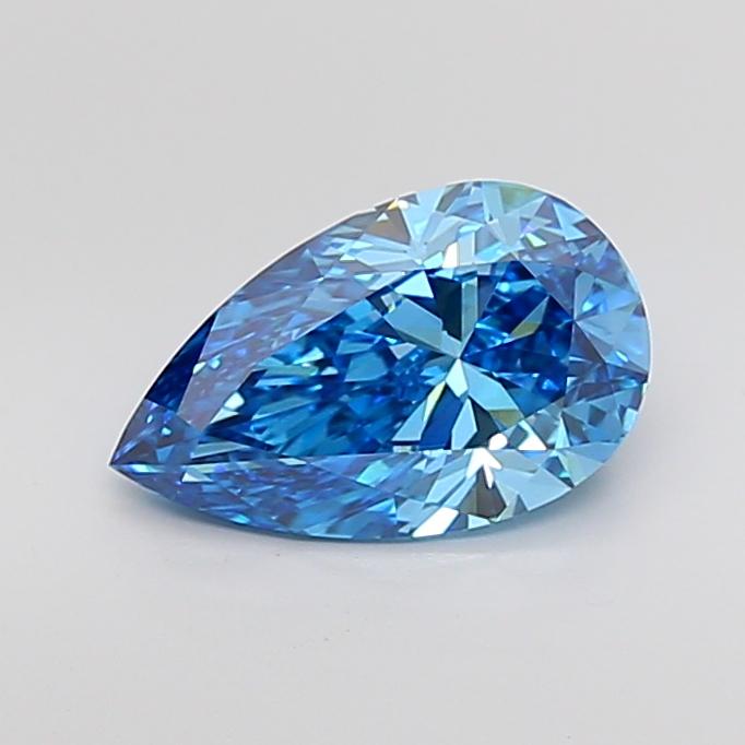 3.00 Ct. Fancy Vivid Blue Pear Lab Grown Diamond