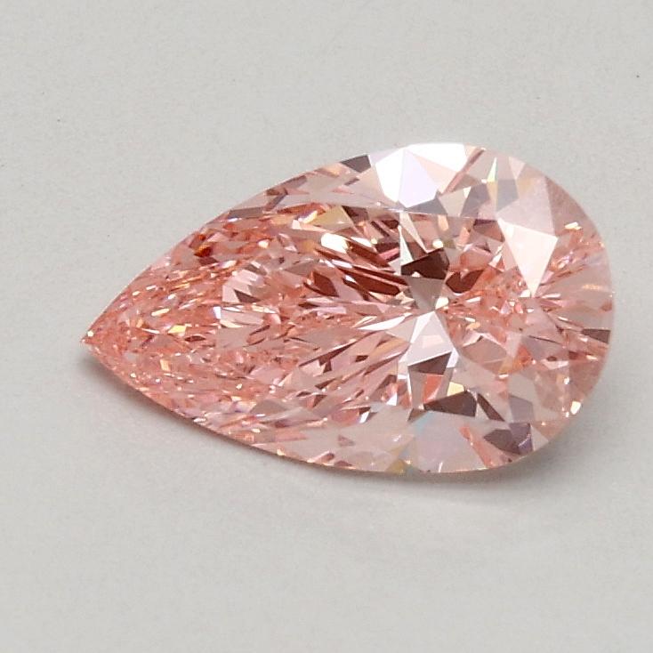 0.56 Ct. Fancy Vivid Pink Pear Lab Grown Diamond