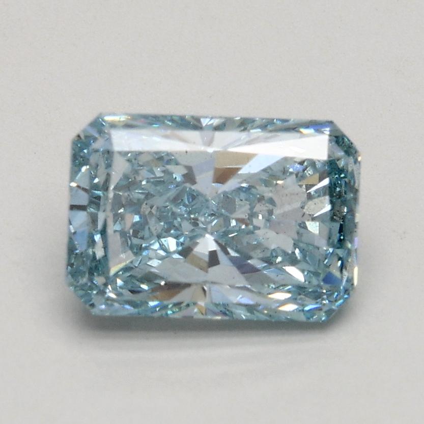 1.01 Ct. Fancy Intense Blue Radiant Lab Grown Diamond