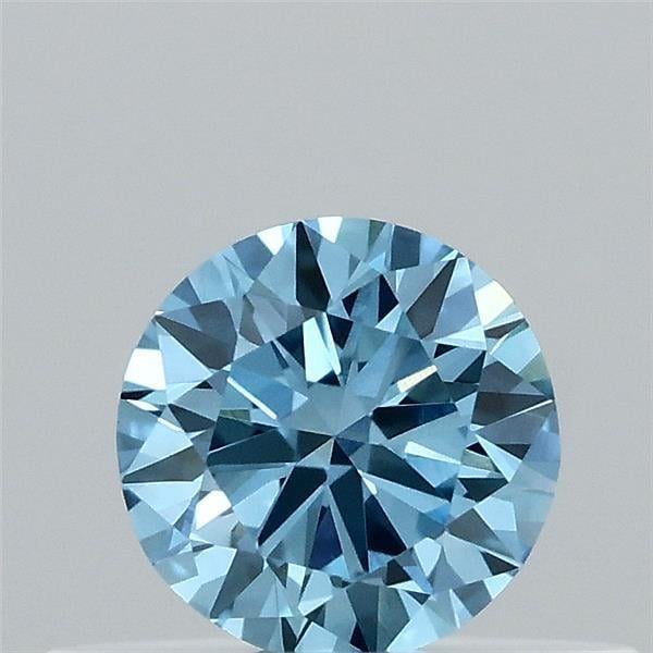 0.31 Ct. Fancy Vivid  Blue Round Lab Grown Diamond