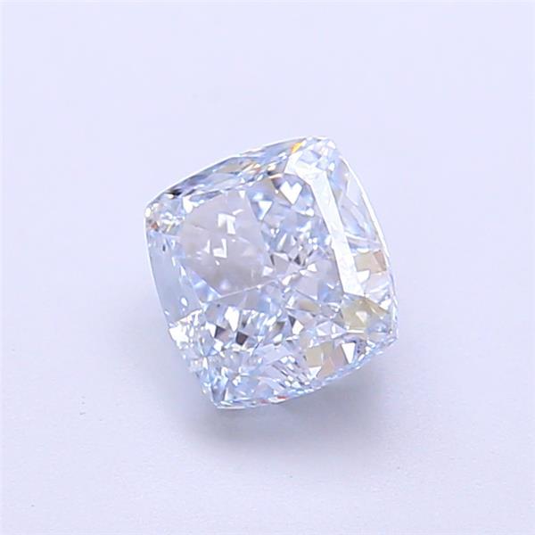 1.04 Ct. Fancy Intense  Blue Cushion Lab Grown Diamond