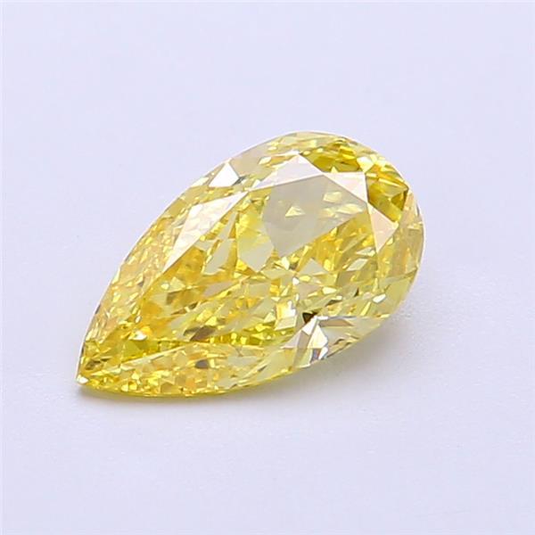 1.03 Ct. Fancy Vivid Yellow Pear Lab Grown Diamond