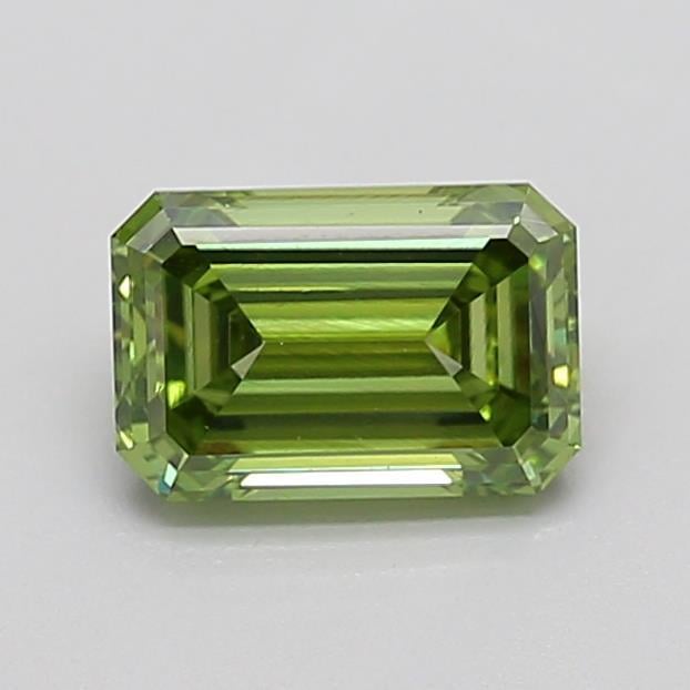 1.00 Ct. Fancy Vivid  Green Emerald Lab Grown Diamond