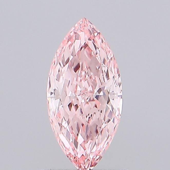 1.05 Ct. Fancy Vivid Pink Marquise Lab Grown Diamond