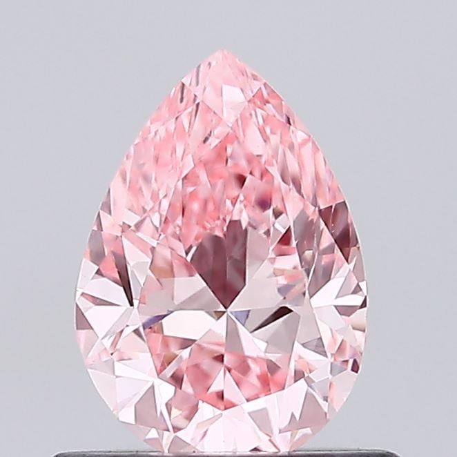 0.62 Ct. Fancy Vivid Pink Pear Lab Grown Diamond