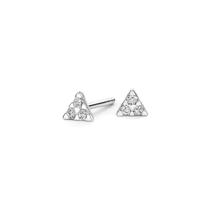 Triangle Diamond Earrings | Delta | Brilliant Earth