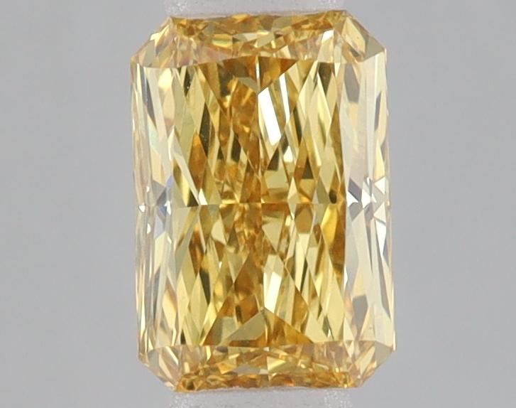 0.89 Ct. Fancy Vivid Yellow Radiant Lab Grown Diamond